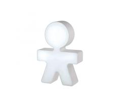 Alessi AKK86 W Girotondo Lampe de Table, Plastique, Blanc, 14 x 4,5 x 20 cm