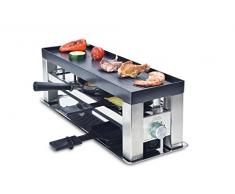 Solis 4 in 1 Table Grill 970 - Combi Grill - Appareil a Raclette, Fondue et Grill de table électrique - 3 Personnes
