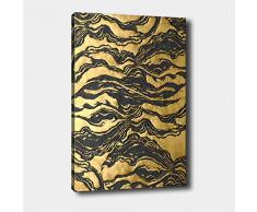 Bonamaison Peinture sur toile, multicolore, 70 x 100 cm - Conçu et fabriqué en Turquie