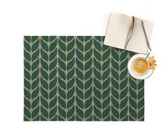 DAY DRAP Tischset Soft Wool Green Set de table, Vert