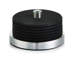 Zeller 2057969 Dessous de Verre Noir 10 x 6 cm