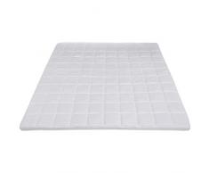 AmazonBasics Surmatelas en mousse Ã mÃ©moire de forme, 150Â xÂ 200Â xÂ 5Â cm