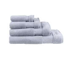 LE JACQUARD FRANÃAIS - Serviette de Bain éponge Caresse Voile grisé - Rectangulaire - 90 x 150 cm