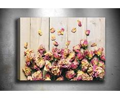 Bonamaison Peinture sur toile, multicolore, 30 x 40 cm - Conçu et fabriqué en Turquie