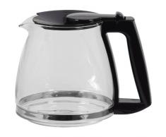 Melitta Verseuse en Verre, Capacité 1 Litre, Pour Cafetières à Filtres Optima et Optima Timer, Noir
