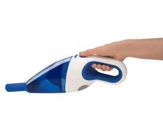 Moulinex MX444101 Aspirateur Ã Main Extenso Wet&Dry Sans Fil Eau et PoussiÃ¨res Rechargeable Embout TÃ©lescopique et Liquide Cleanette Bleu et Blanc