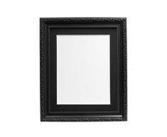 FRAMES BY POST Cadre Photo Style Shabby Chic, Plastique, Noir, 18 x 12 Image Size 14 x 8 inches