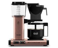 Moccamaster 53971 Cuivre Cafetière, Aluminum, 1.25 liters