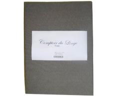 Comptoir du Linge ddh199021 Drap Housse Coton SupÃ©rieur Bleu DÃ©lavÃ© 90 x 210 cm