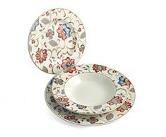 Churchill Vaisselle en Service de Table 18 pièces, Grès, aléatoire, 27 x 20 x 27 cm