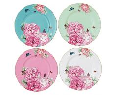 Miranda Kerr par Royal Albert Dessous de Verre, en Porcelaine, Multicolore, 10Â cm, Lot de 4