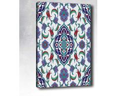 Bonamaison Peinture sur toile, multicolore, 40 x 60 cm - Conçu et fabriqué en Turquie