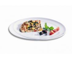 Domestic 920827 Assiette de Pizza 30 cm Blanc 2 PiÃ¨ces Orto