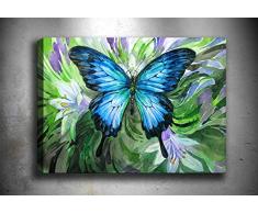 Bonamaison Peinture sur toile, multicolore, 30 x 40 cm - Conçu et fabriqué en Turquie