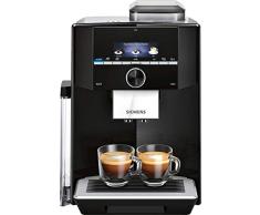 Siemens EQ.9 Plus s300 TI923309RW – Machine à café automatique avec écran tactile – Permet de préparer deux tasses simultanément – iAroma System et Aroma DoubleShot – Couleur : Noir