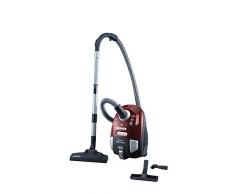 Hoover SL71_SL60 Space Explorer Aspirateur traineau sans sac compact technologie cyclonique, 700 W, 3 liters, rubinrot-Transparent/Titanium