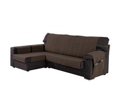 Martina Home Ribera Couvre Chaise Longue, Bras Gauche 32x280x8 cm Marron