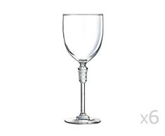 Cristal dArques L6696 Set de 6 Verre Ã Pied, Cristallin, Transparent, Taille Unique