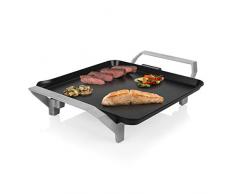 Princess Plancha Chef compacte Premium - Surface de cuisson de 28 x 28 cm - 1500 watts, Noire