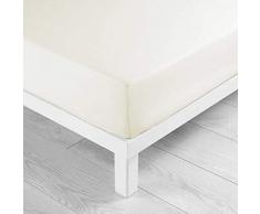 douceur dintÃ©rieur drap housse 1 personne 90x190 cm lina naturel