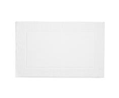 Jalla Tapis de Bain, Coton, Blanc, 80 x 150 cm