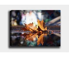 Bonamaison Peinture sur toile, multicolore, 70 x 100 cm - ConÃ§u et fabriquÃ© en Turquie