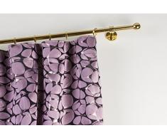 InCasa Tringle Ã Rideaux: Ã 20 mm, L. 360 cm. en Laiton Poli â Complet