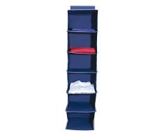 MSV 188 Penderie pour Pulls PVA Bleu/Gris 30 x 30 x 122 cm