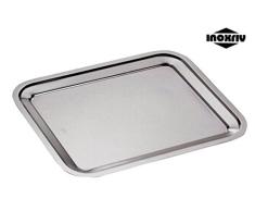 Inoxriv S.P.A 162350 Plateau Bar Inox Rett.Dribling Cm25, Mix