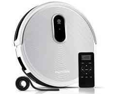 Experobot - EX502 Robot aspirateur au design ultra-fin, avec marqueur magnÃ©tique de limites et systÃ¨me de rÃ©servoir deau Ã contrÃ´le Ã©lectrique pour nettoyage avec serpilliÃ¨re (3 options de vitesse)
