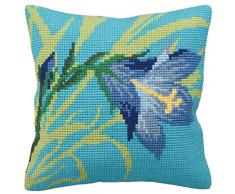 Collection DArt 5139 Lys Sauvage Kit de Coussin Gros Trous Coton Multicolore 50 x 45 x 0,1 cm