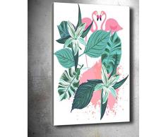 Bonamaison Peinture sur toile, multicolore, 70 x 100 cm - ConÃ§u et fabriquÃ© en Turquie