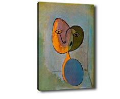 Bonamaison Peinture sur toile, multicolore, 70 x 100 cm - Conçu et fabriqué en Turquie