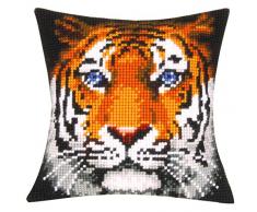 Vervaco Kit Coussin au Point de Croix Tigre