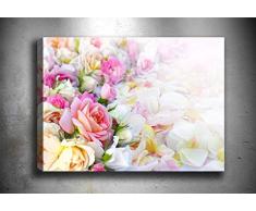 Bonamaison Peinture sur toile, multicolore, 30 x 40 cm - Conçu et fabriqué en Turquie