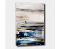 Bonamaison Peinture sur toile, multicolore, 30 x 40 cm - Conçu et fabriqué en Turquie