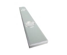 Rolux 3008300121 A, réglette LED 6,8 W avec capteur IR Interrupteur, aluminium, blanc froid/Argent, 500 mm