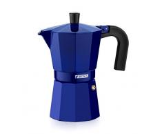 Monix - Cafetière Aluminium 6 Tasses Cobalt