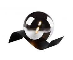 Lucide 45570/01/30 Lampe de table, MÃ©tal, G9, 28 W, Noir, FumÃ©