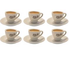 FOLLIET 6 Tasses Et 6 Sous Tasses à Café Torrefacteur