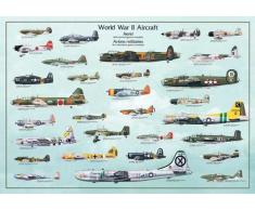 Empire Merchandising 536587 Poster des Avions Militaires de la deuxième Guerre Mondiale 98 x 68 cm