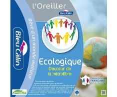 Bleu Câlin Lot de 2 Oreillers Ecologiques Blancs 60x60 cm OECH