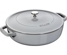 Staub 40511-471-0 Chistera Sauteuse Fonte Gris graphite 24 cm