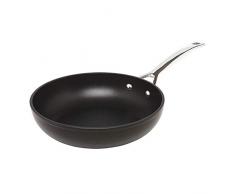 Le Creuset, Sauteuse en Aluminium ForgÃ© Ã 24 cm, Sans PFOA, Compatible avec Toutes Sources de Chaleur (y Compris Induction), Anthracite/ArgentÃ©