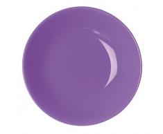 Excelsa Trendy Assiette Creuse, céramique, 20 x 20 x 4 cm 20x20x4 cm Lilas