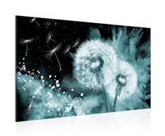 Tableau decoration murale Fleurs de pissenlit - XXL Impression sur Toile Salon Appartment 1 Parties - prêt à accrocher - 015814b