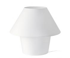 Faro Barcelona Versus 29907 Lampe de chevet, 60Â W, en textile Blanc