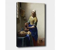 Bonamaison Peinture sur toile, multicolore, 30 x 40 cm - Conçu et fabriqué en Turquie