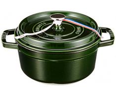 Staub 1102285 Cocotte Ronde Basilic 22 cm