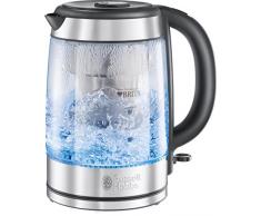 Russell Hobbs 20760-57 Bouilloire en Verre Filtrante 1L Clarity, Cartouche Filtre Ã Eau Brita Inclus